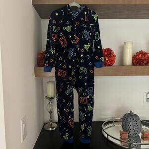 Cat & Jack Fleece Zip Up Gaming Pajamas